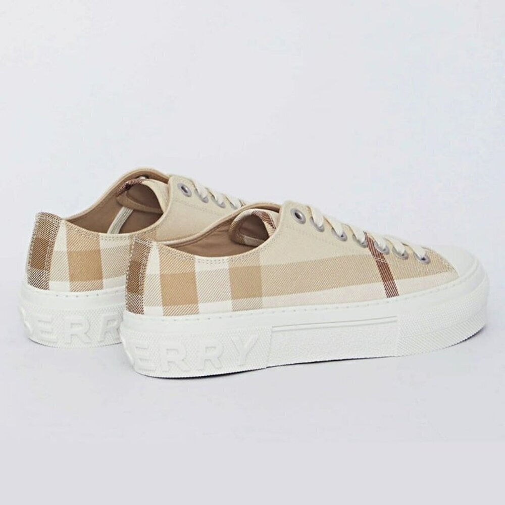 Burberry Women's Jack Checked Low Top Sneakers Size 36 (MSRP $675) - Picture 2 of 11
